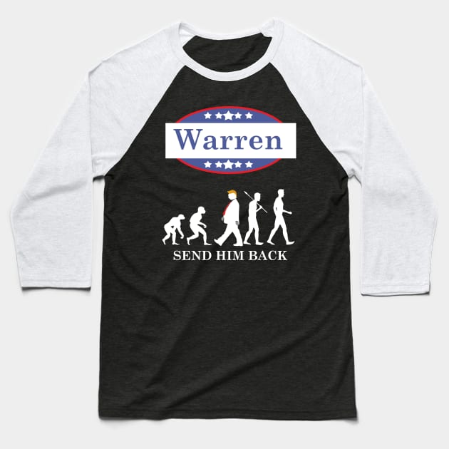 elizabeth warren merch Baseball T-Shirt by Yaman